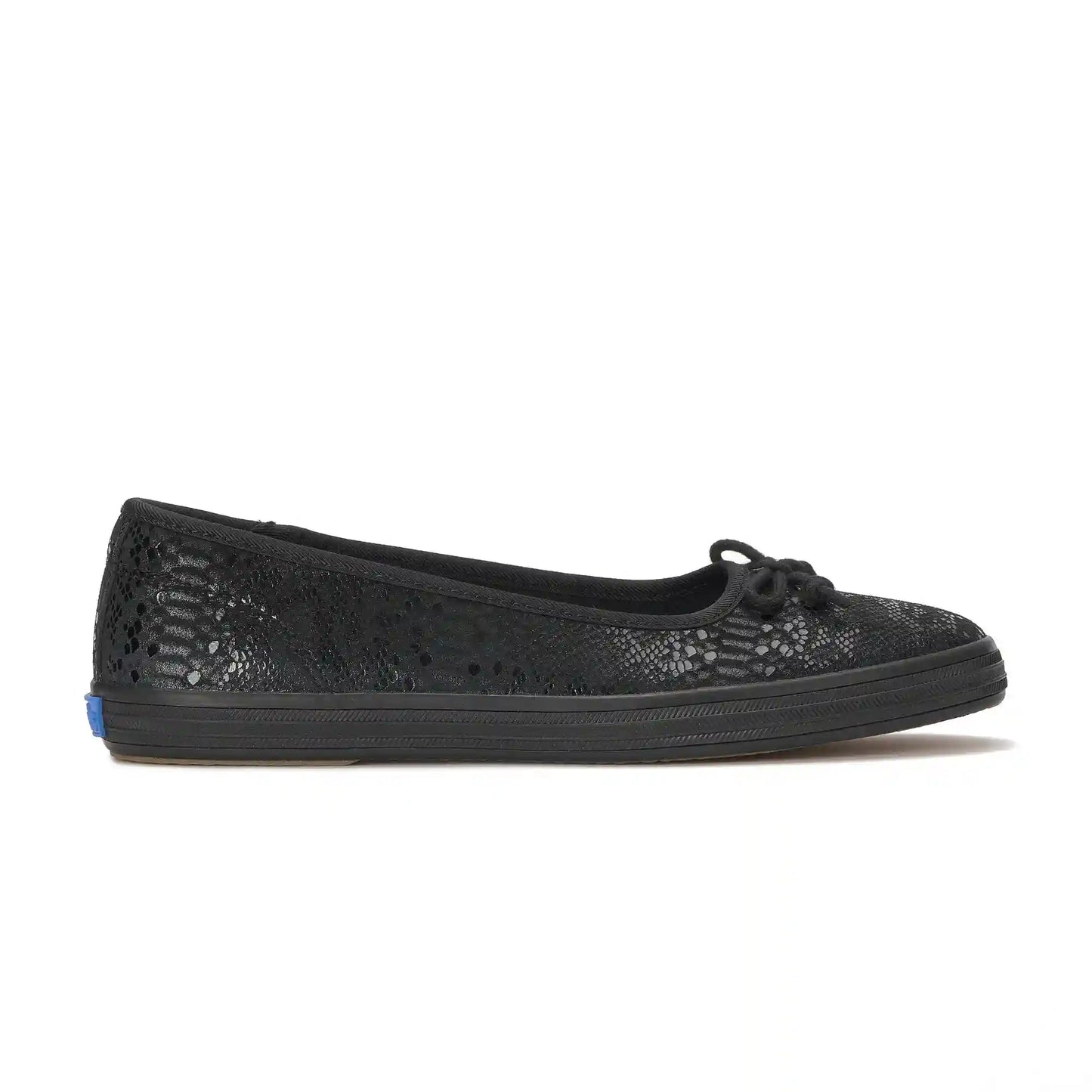 Maisie Ballet Metallic Foil Snake Leather