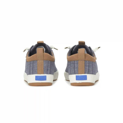 Center III Stripe Chambray Slip-On