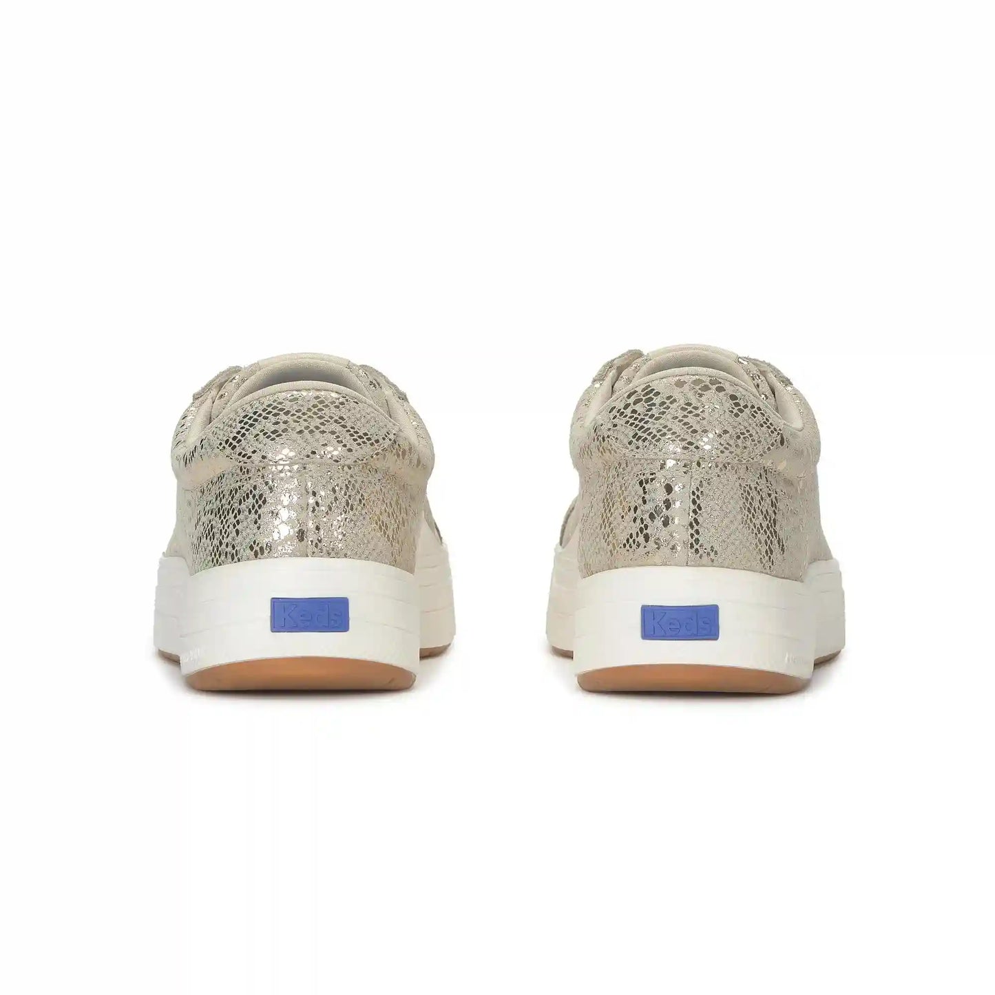 Park Metallic Snake Suede Lace Up