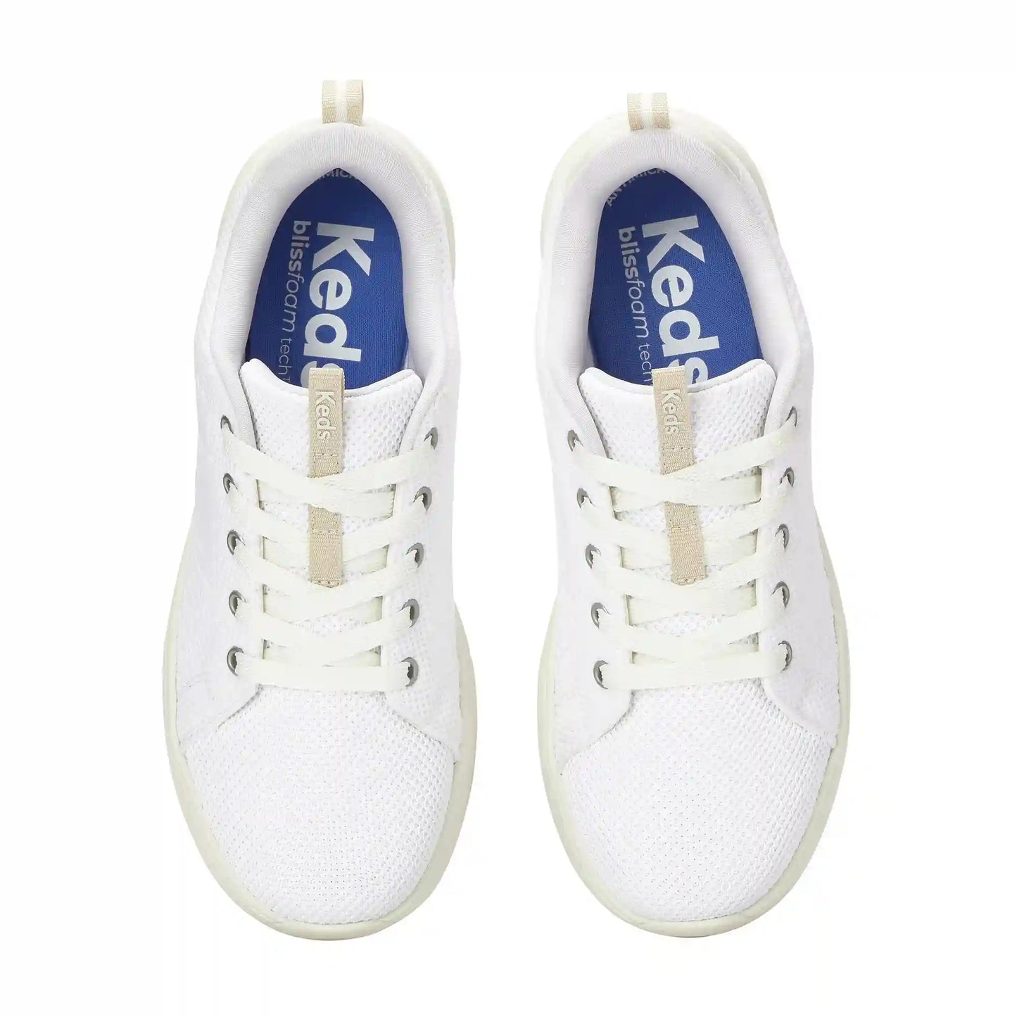 BlissWalk Textured Knit Lace-Up