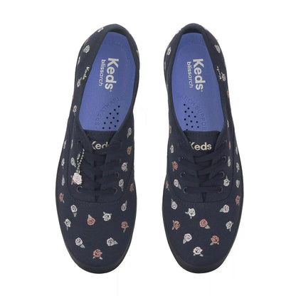 Champion Canvas Rose Embroidery Lace Up