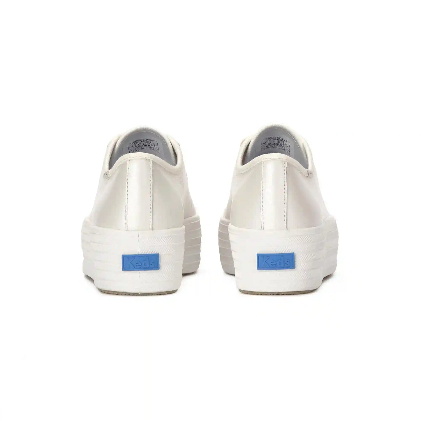 Triple Up Pearlized Leather Ballet