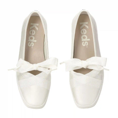 Square Toe Ballet Pearlized Leather
