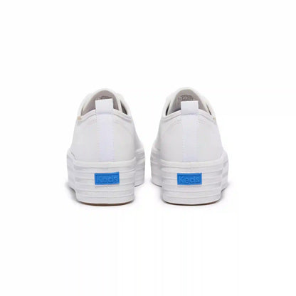 Triple Up Leather Lace-Up