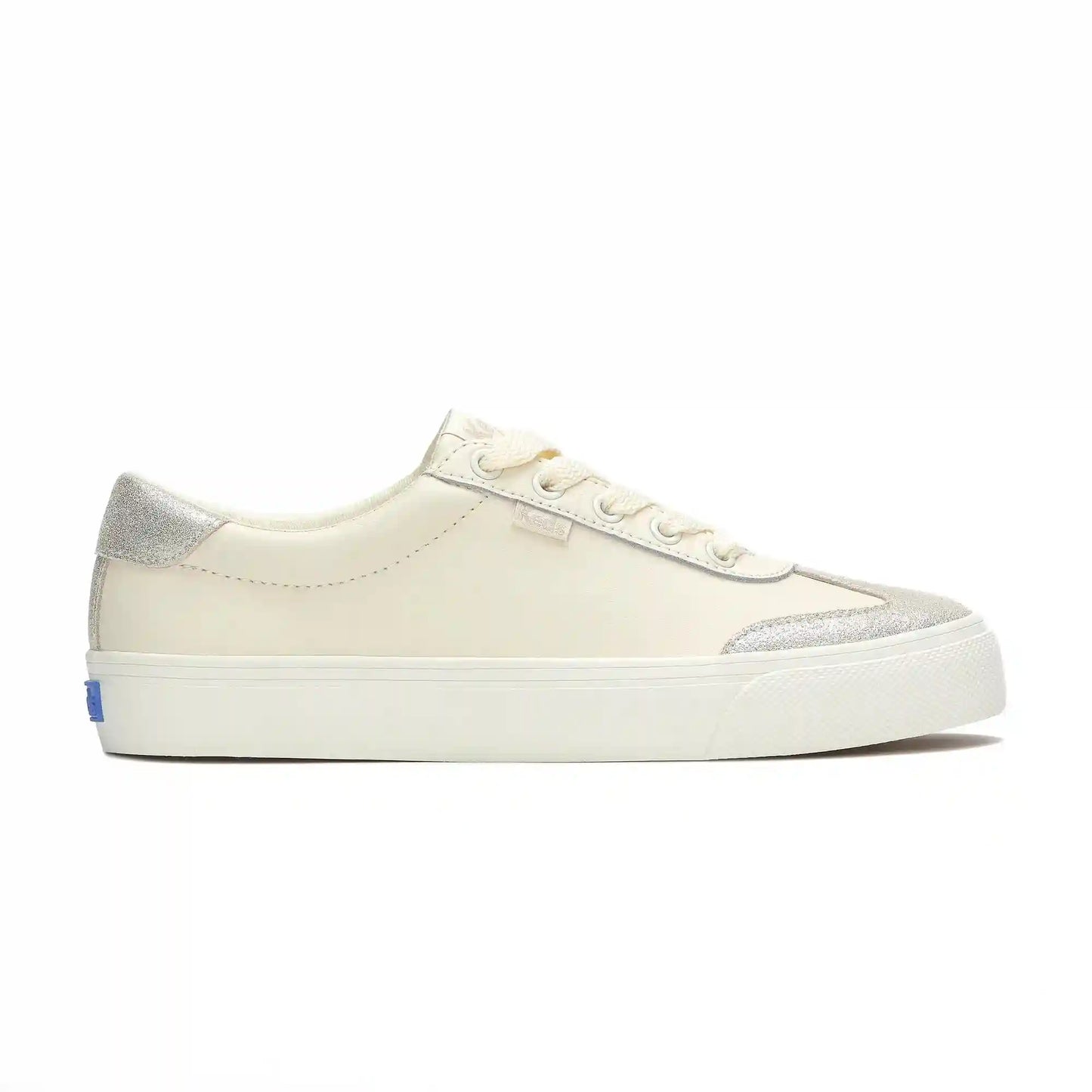 Jump Kick T-Toe Leather/Glitter Suede Lace Up