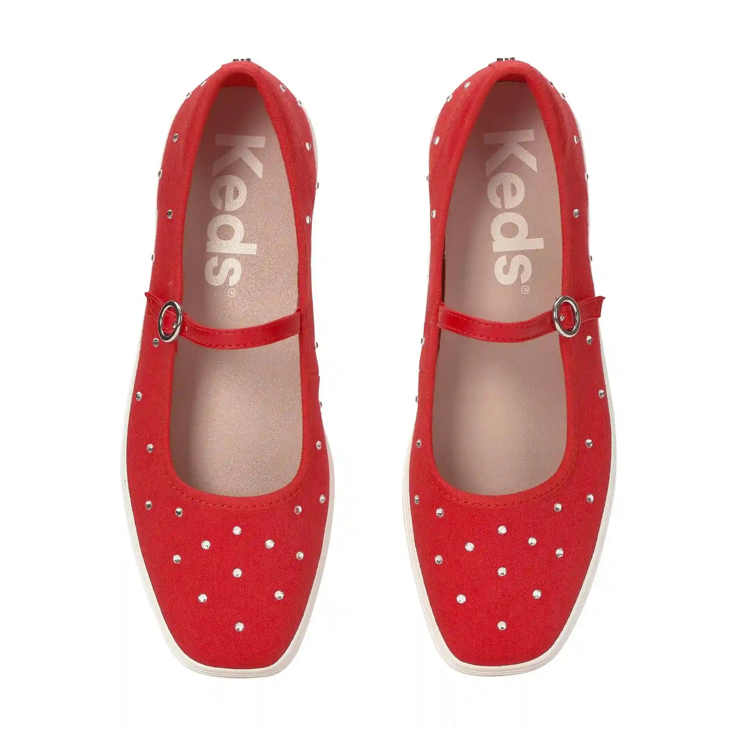Square Toe Mary Jane Woven