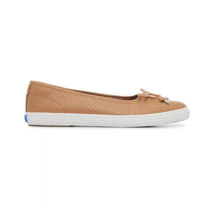 Maisie Ballet Basketweave Emboss Leather