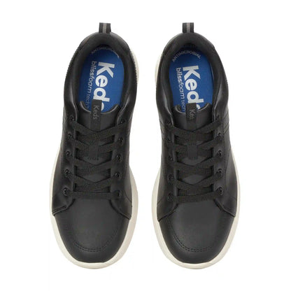 BlissWalk PU Lace-Up