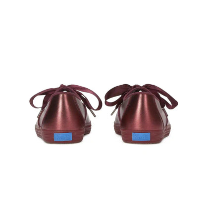 Champion Point Low Wave Metallic Leather Ballet Lace-Up