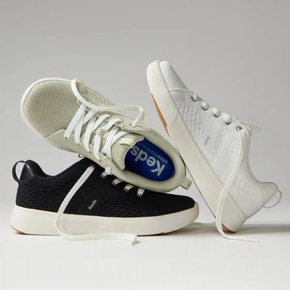 BlissWalk Textured Knit Lace-Up