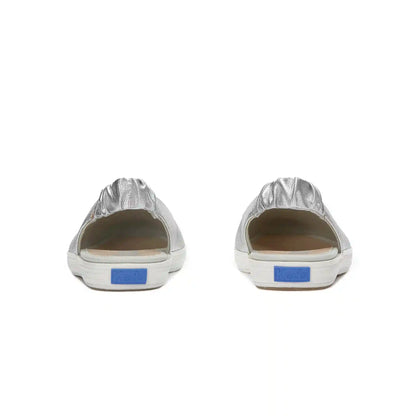 Point Slingback Washed Metallic Leather