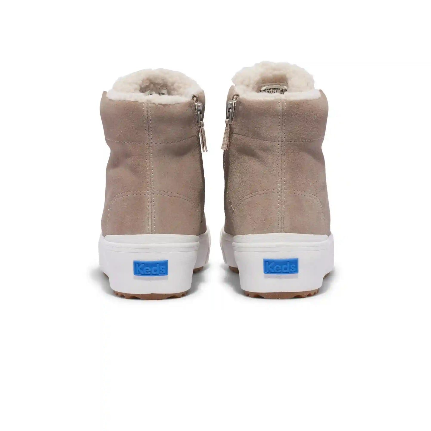 Remi Mid Zip Suede Faux Fur Bootie