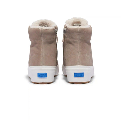 Remi Mid Zip Suede Faux Fur Bootie