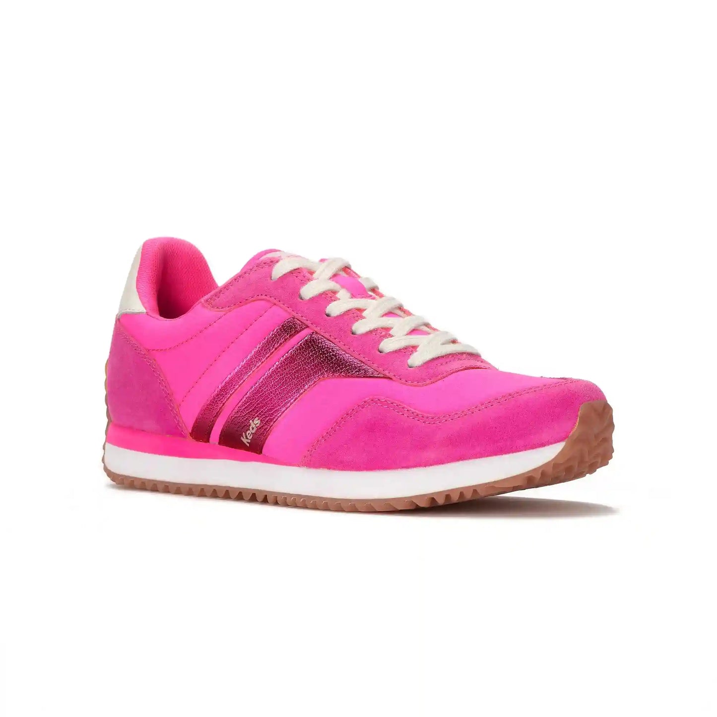 Rena Nylon/Leather Lace-Up