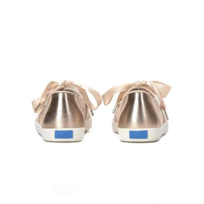 Champion Point Low Wave Metallic Leather Ballet Lace-Up