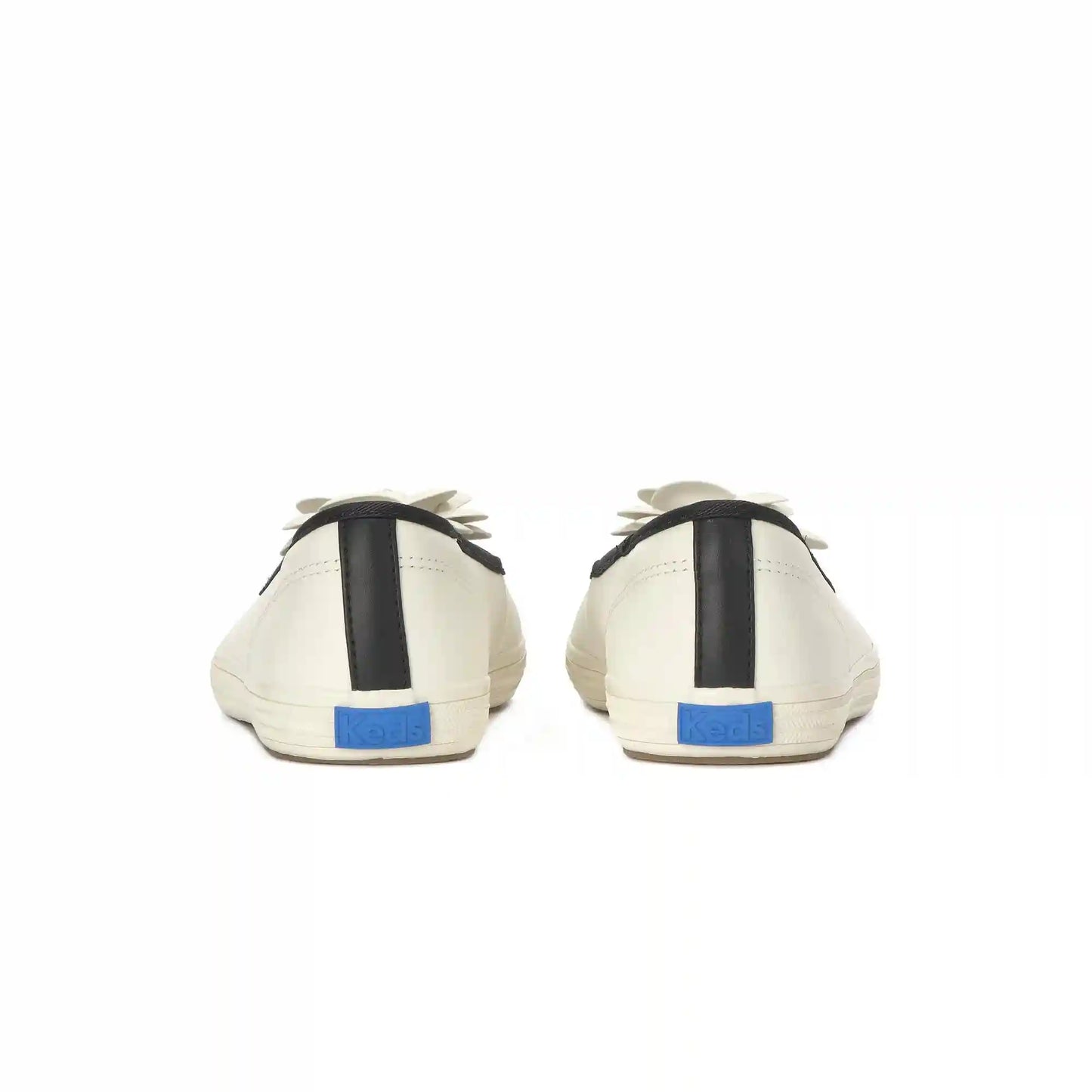 Maisie Ballet Toe Cap Leather Flower Applique