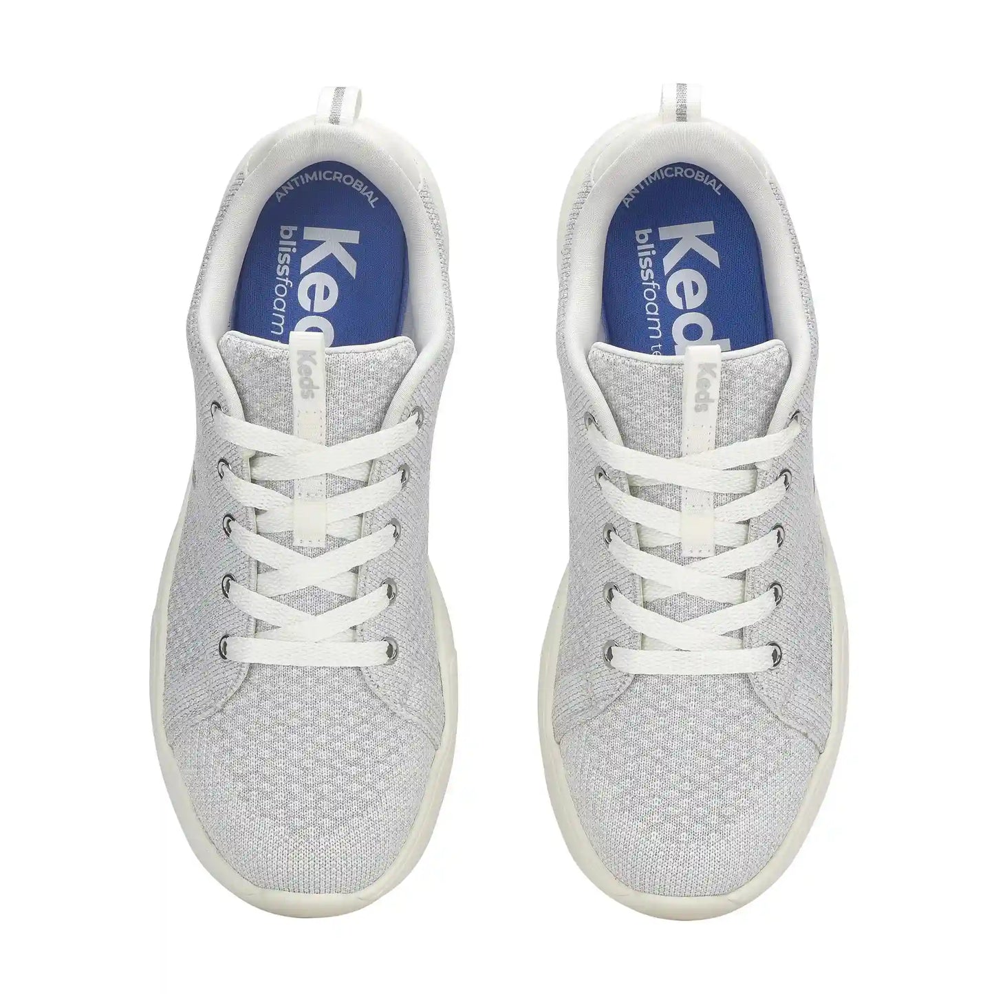 BlissWalk Metallic Knit Lace-Up