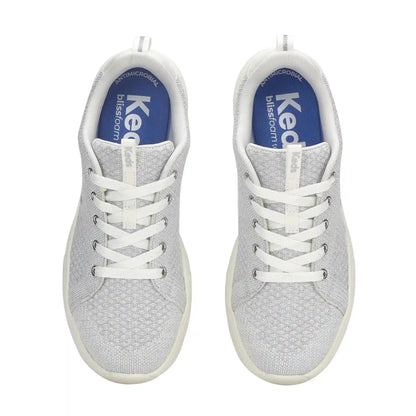 BlissWalk Metallic Knit Lace-Up