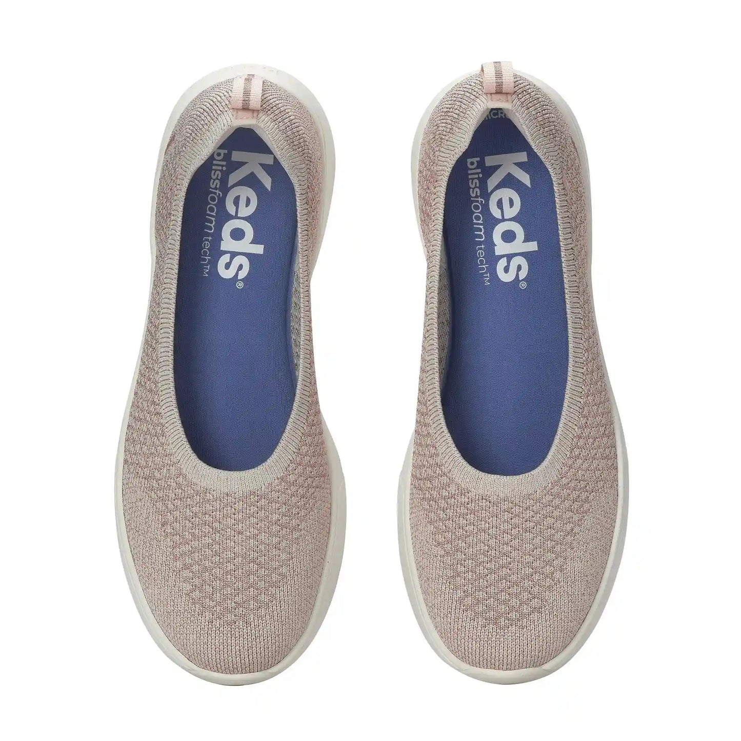 BlissWalk Skimmer Metallic Knit