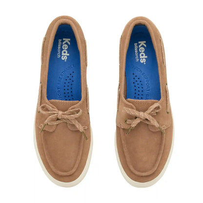 Center III Boat Suede