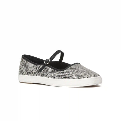 Square Toe Mary Jane Dalmata Leather