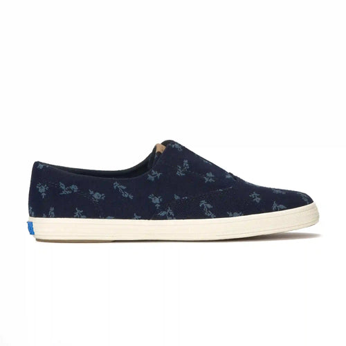 Champion Round Toe Chambray Floral Jacquard Slip-On