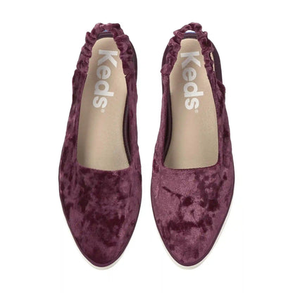Point Slingback Crushed Velvet