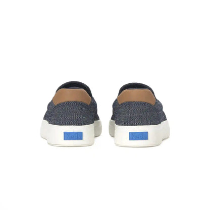 Pursuit Herringbone Chambray Slip-On