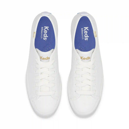 Triple Up Leather Lace-Up
