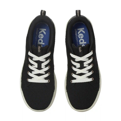 BlissWalk Textured Knit Lace-Up