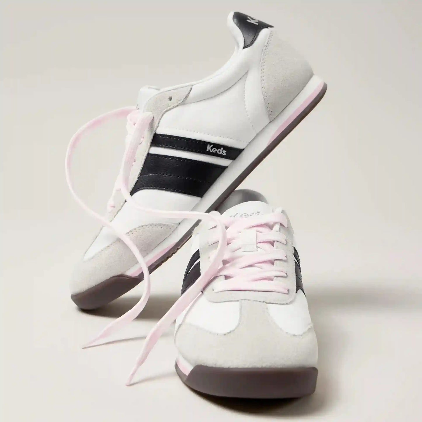 Revival Nylon/Suede Lace-Up