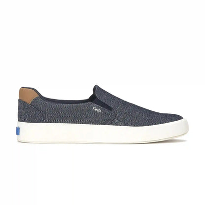 Pursuit Herringbone Chambray Slip-On