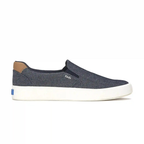 Pursuit Herringbone Chambray Slip-On
