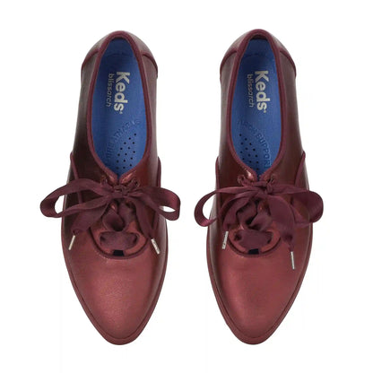 Champion Point Low Wave Metallic Leather Ballet Lace-Up