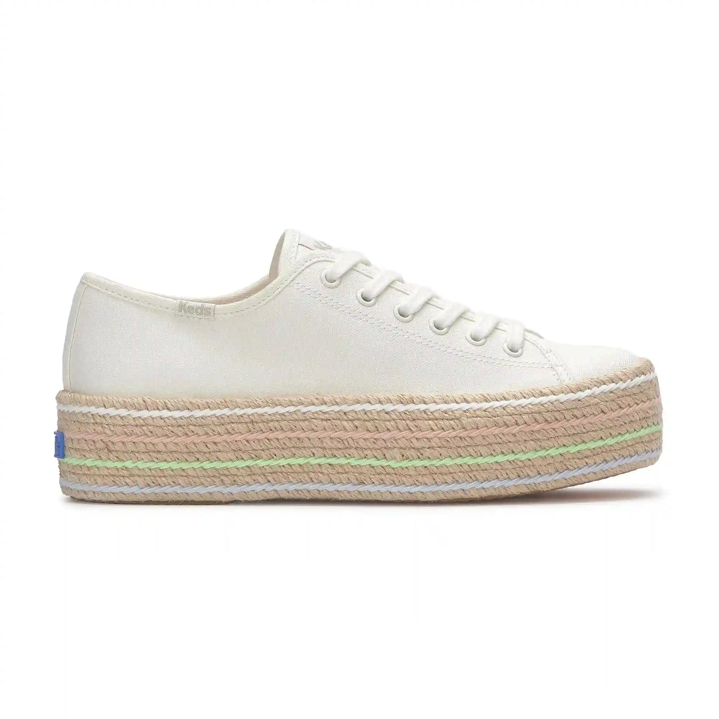 Triple Up Canvas Jute Foxing Lace Up