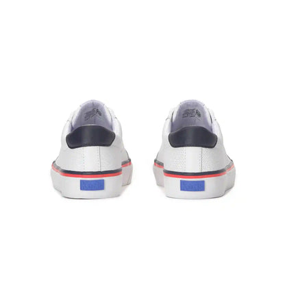 Jump Kick T-Toe Perforated Leather Lace Up