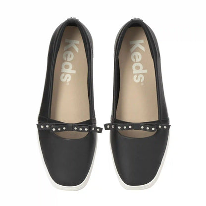 Square Toe Mini Bow Leather