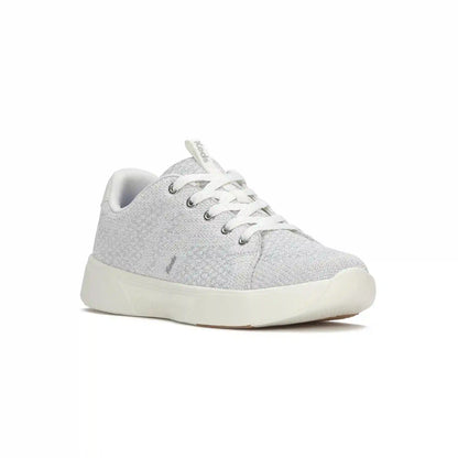 BlissWalk Metallic Knit Lace-Up
