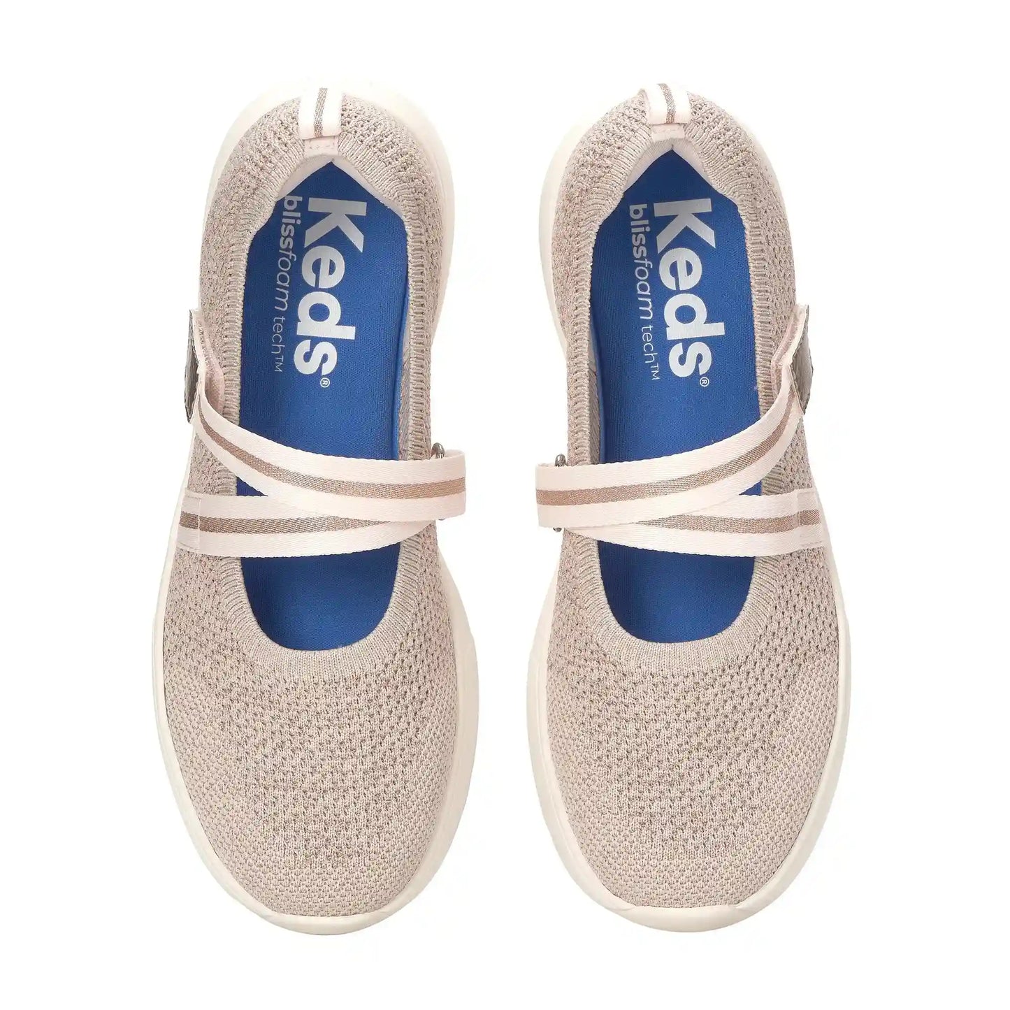 BlissWalk Mary Jane Engineered Knit