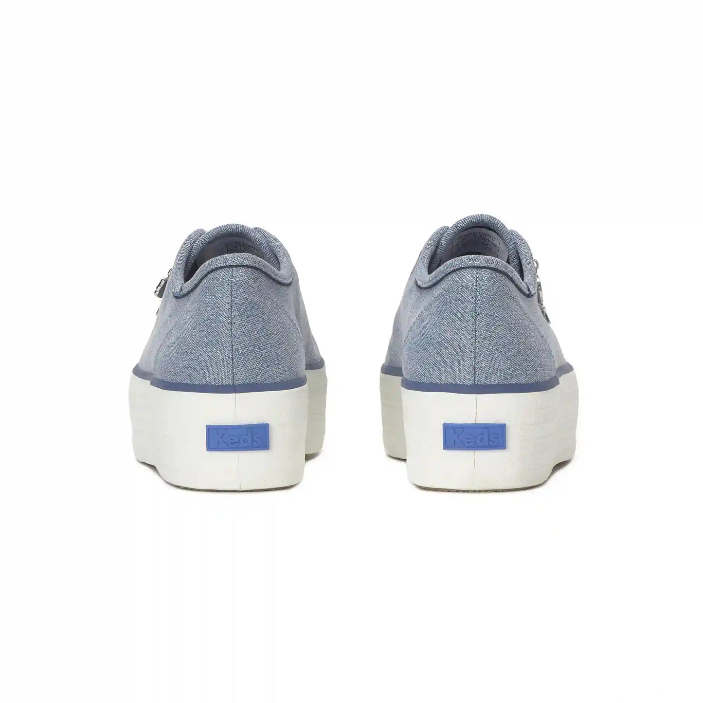 Triple Up Denim Charm Lace Up