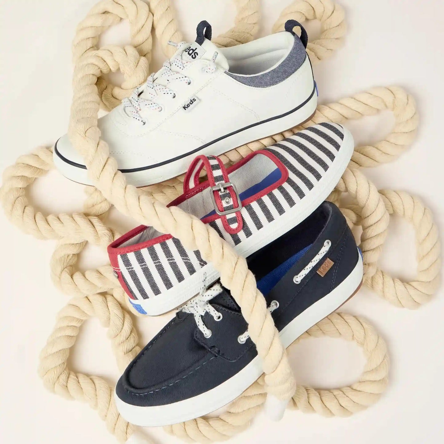 Maisie Mary Jane Printed Stripe Twill