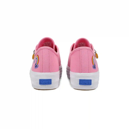 Big Kids Triple Up Emoji Print Lace-Up