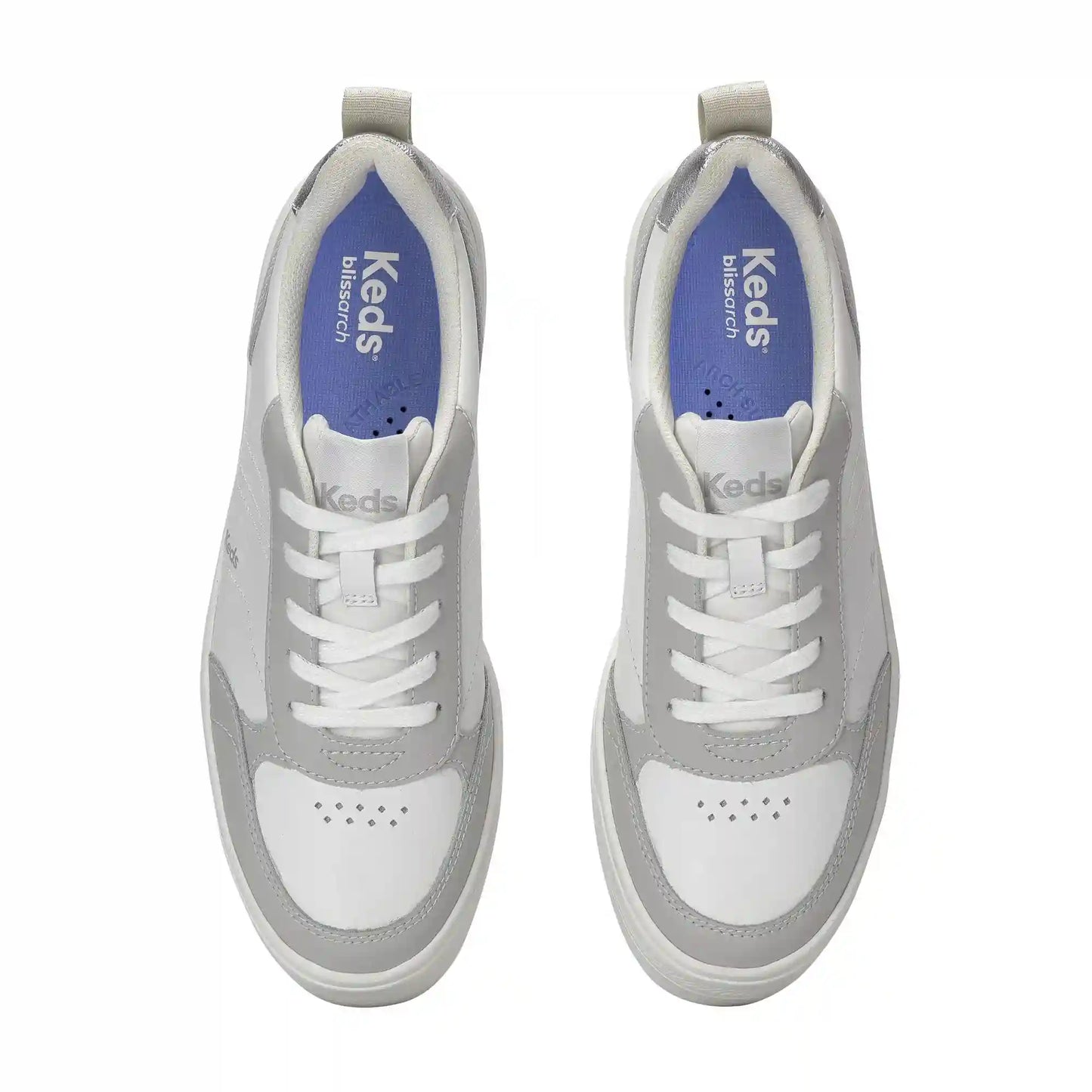 Skyler II Leather Metallic Heel Lace Up
