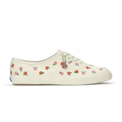 Champion Canvas Rose Embroidery Lace Up