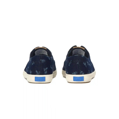 Champion Round Toe Chambray Floral Jacquard Slip-On