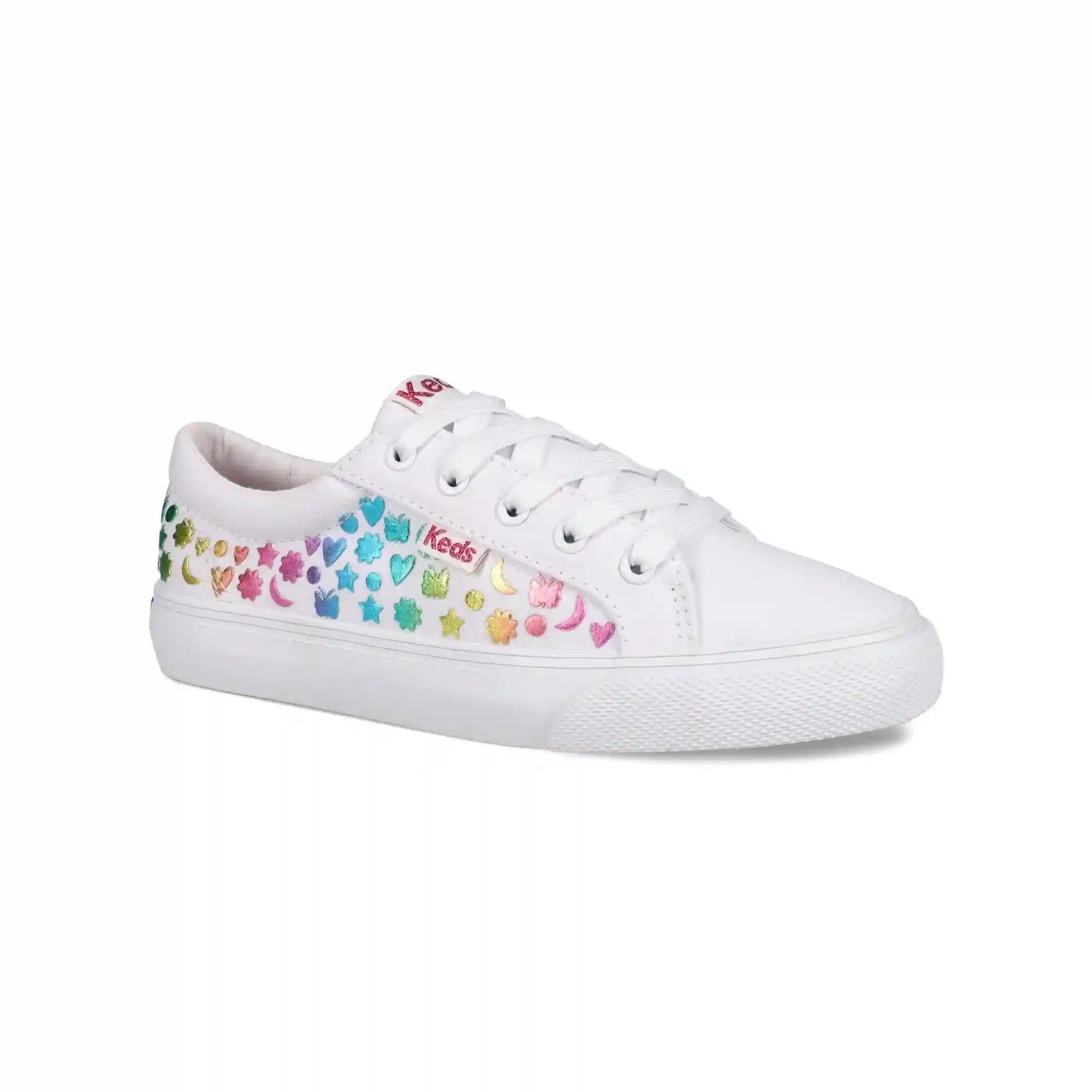 Big Kids Jump Kick Studded Foil Lace Up
