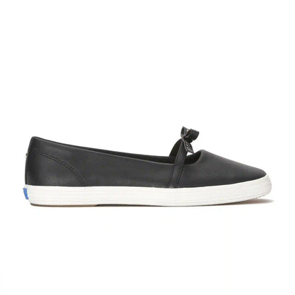 Square Toe Mini Bow Leather
