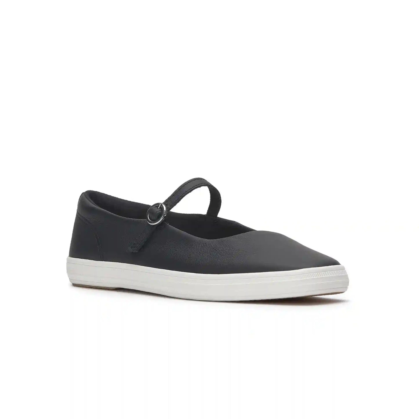 Square Toe Mary Jane Leather