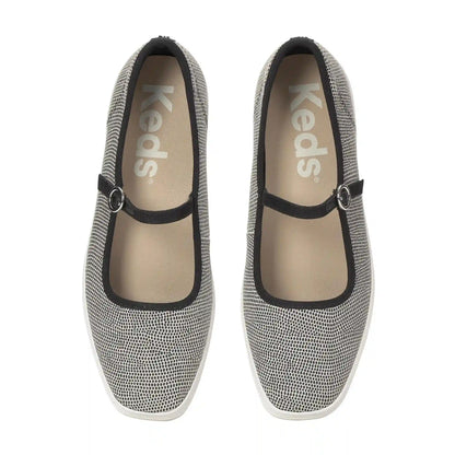 Square Toe Mary Jane Dalmata Leather