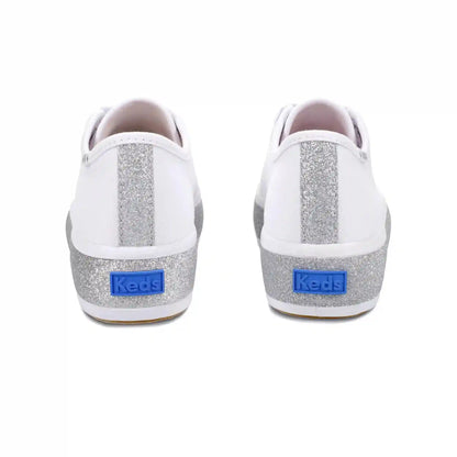 Big Kids Triple Up Glitter Foxing Lace Up